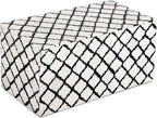 Handicrafts Home Handmade Moroccan Pattern Inspired Decorative Box - Large Storage Organizer for Neck Chains, Watches, Memory Keepsakes - Boho Style Treasure Box, Multipurpose Gift - B&w, 10x5x5