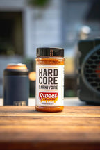 Hardcore Carnivore Sweet BBQ Rub for Pork, Ribs & Chicken, 12.25oz | Sweet and Savory BBQ Rub Perfect for Ribs, Pulled Pork and Chicken. MSG-Free & Gluten Free