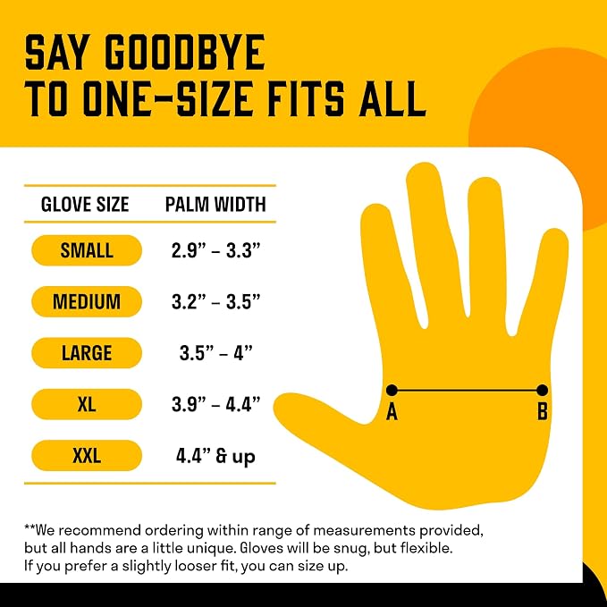 Hey Grill Hey Pitmaster Gloves | BBQ Gloves | Heat Protection up to 500°F or 260°C | High Temp Resistance | Fireproof Glove for Grilling Smoking Barbecue | Washable Mitts | Waterproof | Size - Large