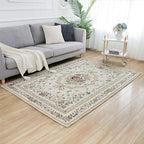 Royal Collection New Traditional Oriental Rug Home Decor Collection Floral Rugs Carpet for Bedroom, 55'' x 79'', Euro Romance
