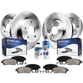 Detroit Axle - Brake Kit for Chevrolet Malibu Cobalt HHR Pontiac G5 G6 Pursuit, Disc Brake Rotors Ceramic Brake Pads Replacement