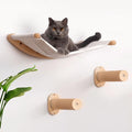 7 Ruby Road Alto Cat Wall Hammock Set — Wall Mounted Cat Shelves & Furniture with Climbing Steps for Large Cats, Holds 35 lbs, Indoor Climbing & Lounging, Replaceable Cushion