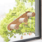 Cat Wall Shelves, Corner Climbing Shelf Perches, Kit Shelf, Suct Cup Support, Load-Bearing 20kg