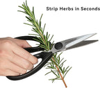 Kitchen Scissors for Food, HUNTER.DUAL Heavy Duty Come Apart Poultry Shears for Cooking, All Purpose for Cutting Chicken, Meat, Fish & Vegetables (Black, 8.26 Inch)