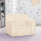 Delta Children Cozee Chair -Foam Kids Chair for Ages 18 Months and Up, Oatmeal