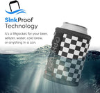 PHOOZY Insulated Can Cooler for 12 oz Cans - Patented Drink Sleeve with NASA-Inspired Technology - Keeps Beer, Soda & Sparkling Water Cold Longer - Lightweight Outdoor Can Holder - Checkered
