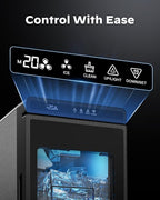 Silonn Clear Ice Cube Maker Countertop, Makes 3 Large 1.6″ Cubes in 20 Mins, Crystal Clear & Slow-Melting Ice for Whiskey, Adjustable Ice Thickness & Auto Clean, Great for Home bar, Kitchen & Party