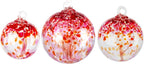Dale Tiffany Hand Blown Glass, 4" Diameter Blush, Tree of Life Collection, Witch Globe Hanging Garden Indoor/Outdoor Decorative Ornament Gazing Ball