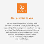 Stokke Sleepi Mini Bundle, White - includes Crib/Bed, Mattress & Drape Rod - Suitable for Ages 0-5 Years Old - Adjustable & Stylish