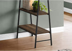 Monarch Specialties 7525 Computer Desk, Home Office, Laptop, Storage Shelves, 48" L, Work, Metal, Laminate, Black, Contemporary, Modern Desk-48, 47.25" L x 23.75" W x 30" H, Brown Reclaimed Wood-Look