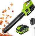 HARDELL Cordless Leaf Blower, 20V Electric Leaf Blower with 4.0Ah Battery and Charger, 280MPH/400CFM High Speed Leaf Blowers for Lawn Care, Blowing Leaves, Dust and Snow