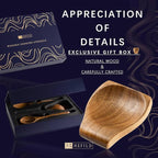 Wooden Spoons for Cooking, 9-Piece Acacia Wood Utensil Gift Set | Spoons and spatulas stir, mix, flip and serve; gift-ready box makes it ideal for housewarmings, weddings and new kitchens.