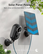 ZUMIMALL Security Cameras Wireless Outdoor, 2 Packs, 2K Cameras for Home Security, Outdoor/Indoor Camera Battery Powered, 2.4G WiFi, Magnetic Mount,3MP Color Night Vision/Siren/PIR/AI/Cloud/Alexa