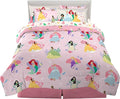 Disney Princess Kids Bedding Super Soft Comforter and Sheet Set with Sham, 7 Piece Full Size, "Official" Disney Product By Franco (PRINTS MAY VARY)