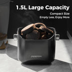 Espresso Knock Box for Coffee Grounds, 1.5L Large Capacity Coffee Knock Box with Quiet Knock Bar, Detachable & Dishwasher Safe, Non-Slip Base for Home Espresso Bar