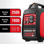 PowerSmart 2500-Watt Portable Inverter Generator with Quiet Technology and CO Protect