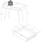 American Trails Freedom Made of Solid American Desk with USB Ports, Natural Oak (New)