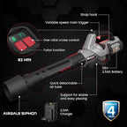 (2024 New Version) 58V 730CFM Cordless Leaf Blower with 2.5AH Battery & Charger