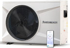 Aquastrong Inverter Swimming Pool Heat Pump, 75,000 BTU 21,000 Gallons Electric Pool Heater for Above Ground and Inground Pool, WiFi Capable Timer, Heating and Cooling Pool Heater 220V
