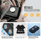 Magnetic Key Box,Magnet Key Holder Under car,Hide a Key Magnetic Holder,IPX7 Waterproof Key Hider Outdoor (Regular)