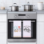 LXOMILL Funny Kitchen Towels, Baking Gifts for Women, Baker Gift