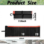VioraWhite 2 Pcs 53 Inch Fish Ruler Fish Measuring Tape Fishing Ruler with Bump Board Waterproof Fishing Measurement Tool for Boat, Kayak, Coolers, Yacht and Workbench