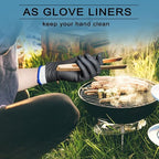 GSAFEME 12 Pairs Cotton Glove Liners for BBQ, Cooking, Grilling, Food Handling - Safety Work Gloves Hand Saver, Medium