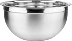 YBM HOME Heavy Duty Professional Stainless Steel Mixing Bowl – Commercial Grade Deep Prep & Serving Bowl for Baking, Cooking, Dough Mixing & Food Prep, Dishwasher Safe, 14.5 Quarts