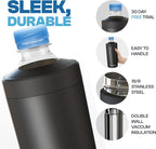 Frost Buddy XL Can Cooler - Fits 12-24 oz Cans (Purple Glitz) | Keeps drinks chilled 12+ hrs | No sweat, no condensation | Fits slim & standard cans | Durable, portable design