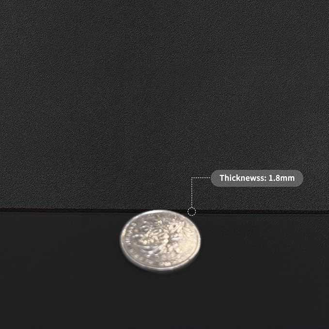 Desk Cover Mat - 28x64 Inch Waterproof Easy to Clean Can Conceal Flaws Protector The Table Top from Scratches Used for Coffee Table (Black+Black 28x64)