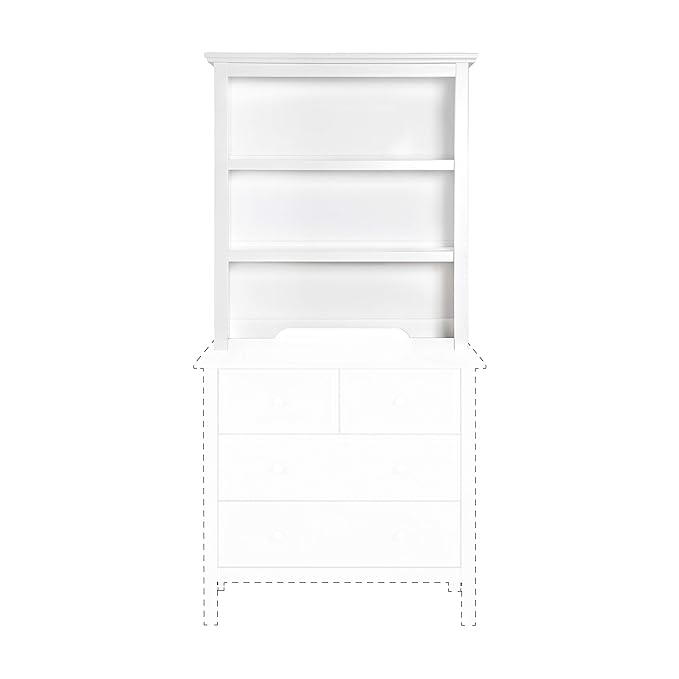 DaVinci Autumn Bookcase/Hutch in White