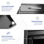 KYODOLED Wall Mount Mailbox for Outside, Combination Lock, X Large, Black | Sturdy Steel, Anti-theft Large Drop Box, Ideal for Home, Office, School Daily Mail/Key/Cash Storage, 16.2H" x 11.2L" x 4.6W"