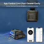 (2025 Upgrade) WYBOT S2 Solar Vision Robotic Pool Vacuum for Inground Ground Pools, AI Vision Pool Cleaner, Smart Auto Return/Parking & Charge, Enhanced Scheduled Cleaning, App Support