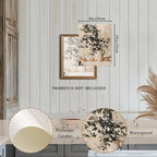 XOCUUI Vintage Wall Art Kitchen, Flowers and Lemons Pictures Painting Botanical Decor, Unframed Canvas Prints Art, Vintage Bathroom Decor, Farmhouse Wall Art for Dining Room, 11"x14"