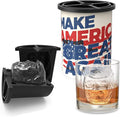 Clear Ice Ball Maker, Stainless Steel Clear Ice Cube Mold for Whiskey | Creates Crystal-Clear Round Ice Balls with Easy Release Silicone Mold, for Whiskey, Bourbon, Cocktails and Home Bar Drinks