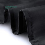 Surmente Black Tablecloth for Round Tables, 108-inch Round Table Cloths for Weddings, Banquets, or Restaurants