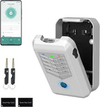 Smart Lock Box, Key Lock Box for Outside, WiFi Lock Box App Controlled, Realtor Lock Box with Bluetooth Digital Keypad, Outdoor Security Box for Keys for Homeowners Families Agents Office