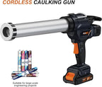MAXXT Cordless Sauage Gun - 2.0AH Battery Included, Caulking Gun Fits 300-600ml Sausage Packs, Anti-Dripping Design