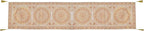 Indian Handmade Indian Traditional Table Runner Ethnic Kitchen Table Cloth for Wedding Bridal Birthday Party Diwali Decorations - Mandala Design - White