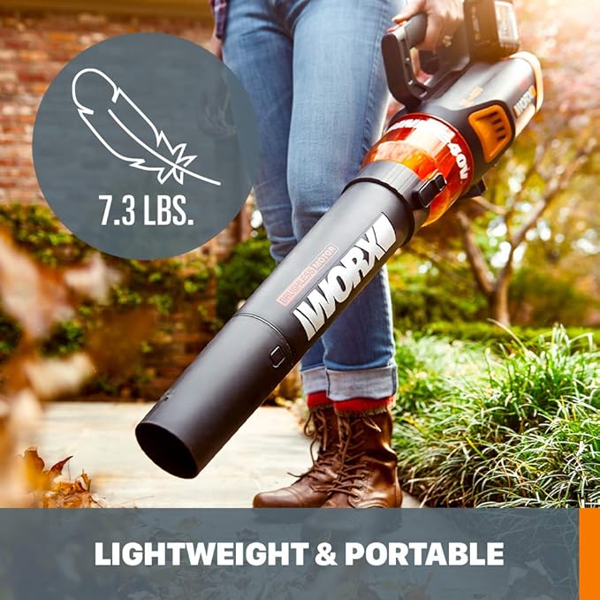 WORX 40V 13" Cordless String Trimmer/Edger + Leaf Blower Combo Kit, Batteries & Charger Included WG927