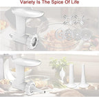 Attachment For KitchenAid Stand Mixer, Meat Grinder Attachment, Grey