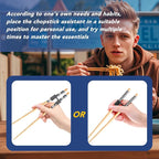 LYART 7 Pairs Reusable Training Chopsticks Beginners for Kids Adults Learners, Japanese Wooden Chopsticks Trainers Helpers Set, Dishwasher Safe, L8.86Inch (2.Tortoiseshell)