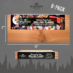 8-Pack 7x15 Cedar Grilling Planks for Whole Salmon Filet