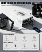 5000W Power Inverter 12V to 110V/120V, Solar Inverter Remote for RV Camping Off-Grid Solar Inverter Systems