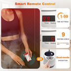 Upgraded Infrared Sauna Box for Relaxation, Portable Sauna for Home, Sauna Tent with 660nm Red Light Therapy, Quick Heating and Easy Setup, Personal Sauna with 2.5L/1000W Steamer, 2.6’ x 2.6’ x 5.9’