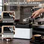 Electric Espresso Knock Box, Automatic Portafilter Cleaner for Espresso and Coffee Puck, Essential Accessories for Home or Commercial Coffee Bar