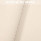 Leather Table Cover,1.8mm Thick,42x66 Inch Table Protector,Table Protector for Dining Room Table,Dining Table Cover,Table Cover Protector(Off White+Light Gray,42x66)