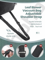 5140125-95 5140117-99 Leaf Blower Vacuum VAC Shoulder Bag - by Ohoho - for Black and Decker BV3100 BV2900 12 Amp Vacuum Blower