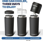 Frost Buddy XL Can Cooler - Fits 12/16/20/24 oz Cans & Bottles (Navy) | Keeps drinks chilled 12+ hrs | No sweat, no condensation | Fits slim & standard cans