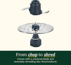 Cuisinart 5‑Cup Chop & Shred Food Processor, Compact Food Chopper, Easy‑Store Design, Silver FP-5